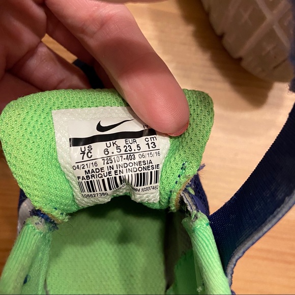 Nike Free 5.0 Toddler Sneakers GUC - Picture 5 of 5